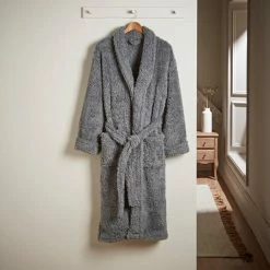 Buy ⭐ Teddy Bear Teddy Bear So Soft Charcoal 👗 Dressing Gown ❤️