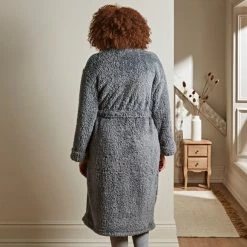 Buy ⭐ Teddy Bear Teddy Bear So Soft Charcoal 👗 Dressing Gown ❤️ -TEDDY BEAR Sales 30736103 alt02