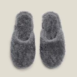 New ๐ Teddy Bear Teddy Bear Charcoal Slippers ๐ 9 New ๐ Teddy Bear Teddy Bear Charcoal Slippers ๐ -TEDDY BEAR Sales 30736122 alt02