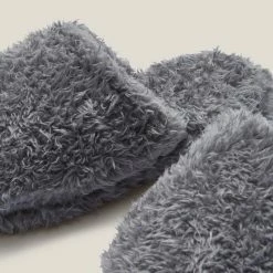 New ๐ Teddy Bear Teddy Bear Charcoal Slippers ๐ 11 New ๐ Teddy Bear Teddy Bear Charcoal Slippers ๐ -TEDDY BEAR Sales 30736122 alt04