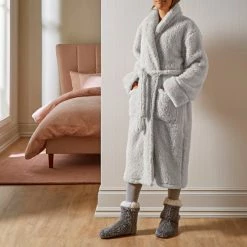 Buy 👍 Teddy Bear Teddy Bear So Soft Silver 👗 Dressing Gown 👏 -TEDDY BEAR Sales 30736223 alt03