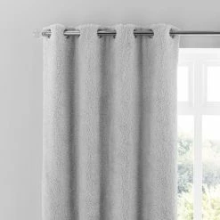 TEDDY BEAR Sales 9 Buy ❤️ Teddy Bear Teddy Bear Grey Eyelet Curtains 🧨