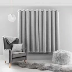 Buy ❤️ Teddy Bear Teddy Bear Grey Eyelet Curtains 🧨 -TEDDY BEAR Sales 30744423 alt04
