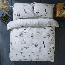 TEDDY BEAR Sales 37 Best Sale ⭐ Natural History Museum Nature's Journal 100% Cotton Duvet Cover and Pillowcase Set ✨