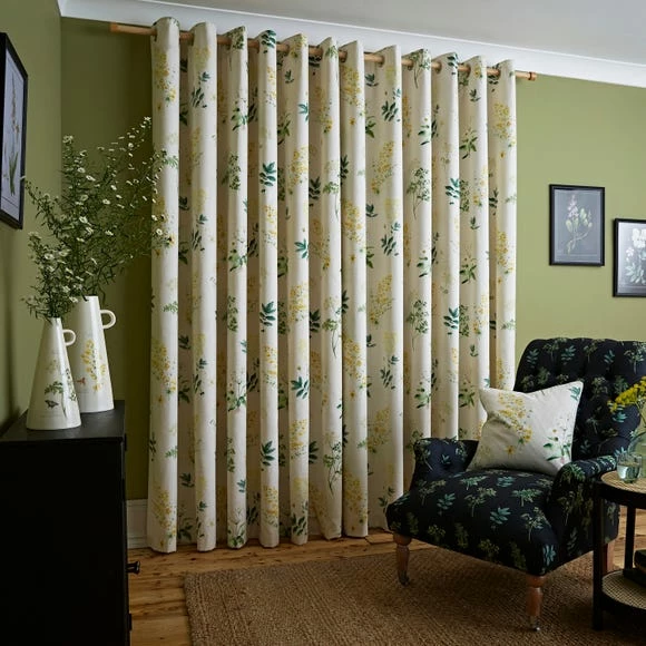 Buy ๐ Natural History Museum Marsh Botanical Ochre Eyelet Curtains ๐ 5 Buy ๐ Natural History Museum Marsh Botanical Ochre Eyelet Curtains ๐ - Image 3