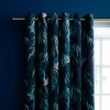 Buy 👍 Natural History Museum Kingfisher Peacock Eyelet Curtains ❤️ -TEDDY BEAR Sales 30754738
