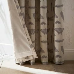 Budget 💯 Natural History Museum Nature's Study Natural Pencil Pleat Curtains 🎉 -TEDDY BEAR Sales 30754794 alt06