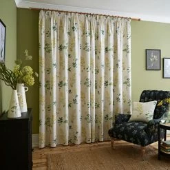 Best reviews of 🤩 Natural History Museum Marsh Botanical Ochre Pencil Pleat Curtains ⌛ -TEDDY BEAR Sales 30755549 alt04