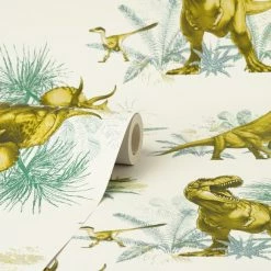 Best reviews of 😀 Natural History Museum All About Dinosaurs White Wallpaper ❤️ -TEDDY BEAR Sales 30757432 alt02