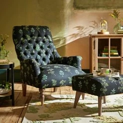 Cheapest ✔️ Natural History Museum Bibury Marsh Botanical Print Armchair 🔔 -TEDDY BEAR Sales 30761993 alt03