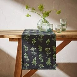 Coupon ✨ Natural History Museum Marsh Botanical Print Table Runner ✨