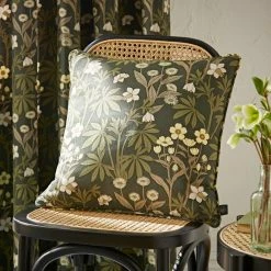 Flash Sale 🛒 Natural History Museum Meadow Floral Cushion ❤️