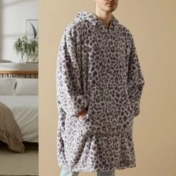 Best deal 🧨 Teddy Bear Teddy Oversized Blanket Hoodie Leopard Print ✔️ -TEDDY BEAR Sales 30770989 alt06
