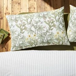 Hot Sale 😍 Natural History Museum Meadow Green 100% Cotton Duvet Cover and Pillowcase Set 🔥 -TEDDY BEAR Sales 30771540 alt04