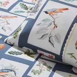 Buy 🔔 Natural History Museum Woodland Blue 100% Cotton Duvet Cover and Pillowcase Set 🤩 -TEDDY BEAR Sales 30771545 alt06