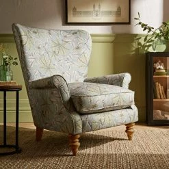 Deals 🧨 The Edited Life Charlbury Wing Chair Arboretum Print 🎉
