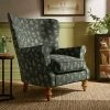 Brand new 🛒 The Edited Life Charlbury Wing Chair Marsh Botanical Print 😀 -TEDDY BEAR Sales 30786696